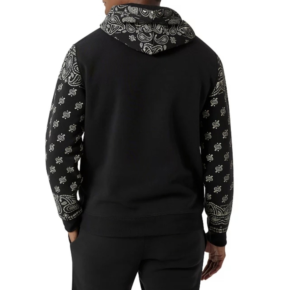 💋Black Paisley Hoodie💋 - Picture 2 of 9